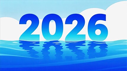 2026 Ocean Water Reflection Concept
