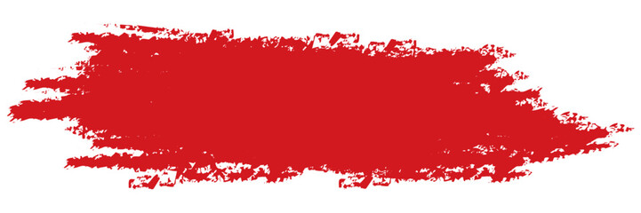red grunge stain brush, hand drawn splash banner
