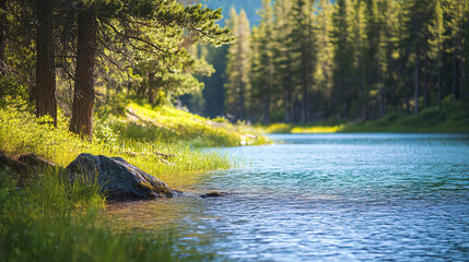 The sound of distant birds and the smell of fresh pine fill the air as you sit near the lake. How do you feel connected to the earth in this peaceful, natural setting?