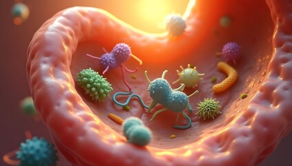 red blood cells in vein