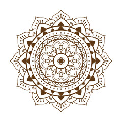 Ornamental Lineal Luxury mandala design background