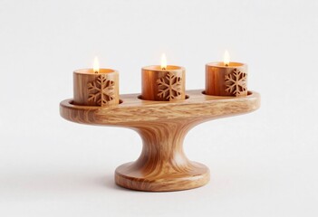 Cozy Winter Candle Display