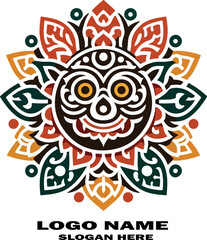 Abstract floral vector background design illustration .