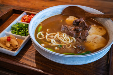 Chinese Beef Noodle Soup Traditional Cuisine