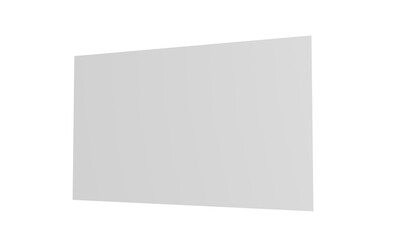 3D exhibition stand. White empty geometric square. White blank promotion. Presentation event room display. Blank wall. Blank mock-up box product isolated. Mockup for press wall, pop up. Template