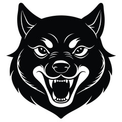 Fototapeta premium vector illustration of a wolf