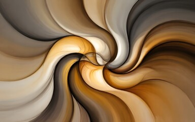 Abstract shapes representing the quiet strength of fathers, using layered gradientsbStrength in Silence