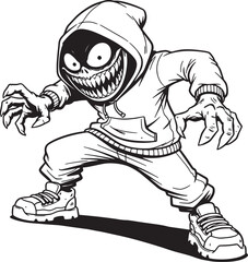 The monster from the alley