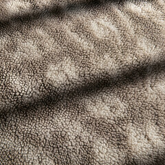 Soft beige fleece texture provides a warm and cozy background for winter fashion or comforting lifestyle concepts. isolated on white background