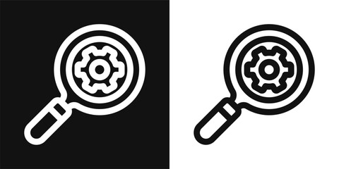 Search Optimization Simple and clear vector icon illustrating an essential idea or function
