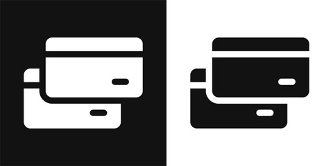 Card Simple and clear vector icon illustrating an essential idea or function