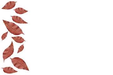 Barra lateral de hojas secas 