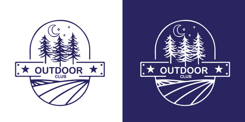 Modern Outdoor Logo Design Nature Adventure Brand Logo