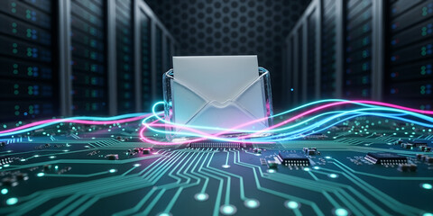 Email communication concept