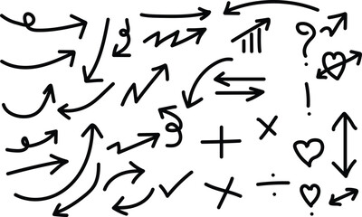 vector set of arrows