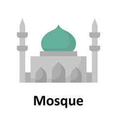Mosque Vector icon which can easily modify or edit