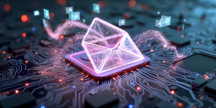 Email communication on circuit board