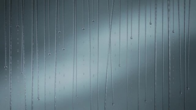 Diagonal backlit rain overlay with slow fall and mild density and brightness modulation