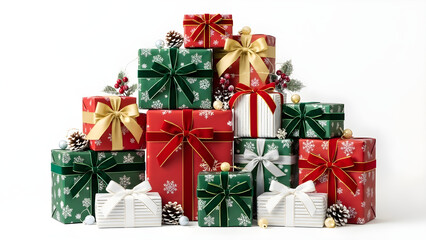 Fototapeta premium christmas gift boxes