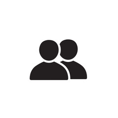 Users Group Icon for Teamwork, Community, Collaboration, and Social Interaction