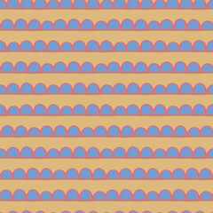 Seamless repeating pattern bright and vibrant in Christmas color combinations Christmas, snowy winter, sky concept. Vector background for gift wrap, surface design and other design projects