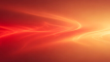 Vibrant orange and red abstract background with shining light