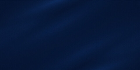 Silk satin fabric. Navy blue color. Abstract dark elegant background with space for design. Soft wavy folds. © alfan