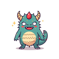 Cute Monster Design Very Cool