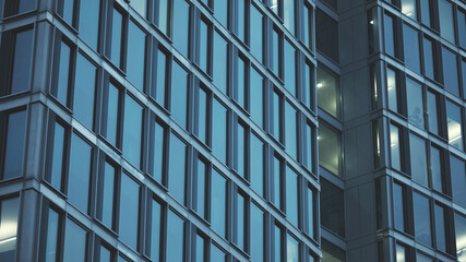 Obraz premium Modern Glass High Tower Facade