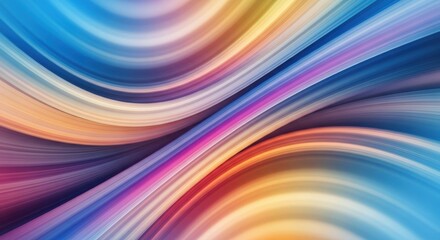 Obraz premium Blur abstract background with colorful lines