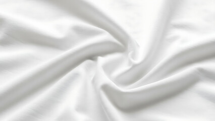 Fototapeta premium Smooth white satin fabric texture