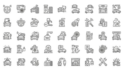 Business web icons set collection illustration design pattern with people symbol sign vector arrows for internet computer travel