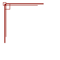 Chinese New Year Corner Border