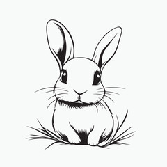 vector illustration of a bunny