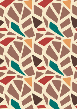 Motif safari color&eacute; de t&acirc;ches de girafes&ndash; Fond r&eacute;p&eacute;table pour designs cr&eacute;atifs et textiles