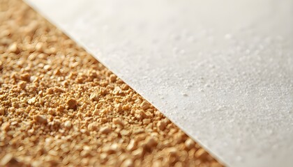Macro Sandpaper Texture &mdash; Grit Granules with Soft Matte Branding Space