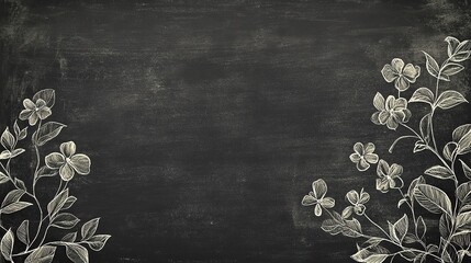 A chalkboard with a faded