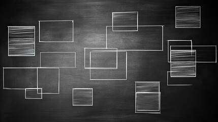 A chalkboard with a soft