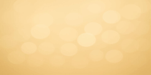 Abstract golden bokeh background with glowing lights and festive decoration