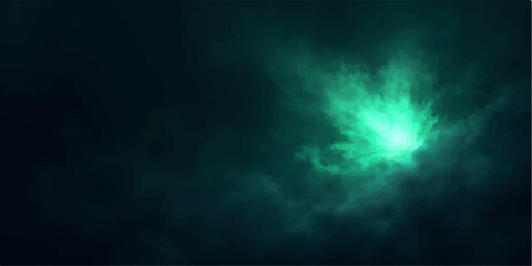 Abstract blue starry light background with clouds and night sky elements