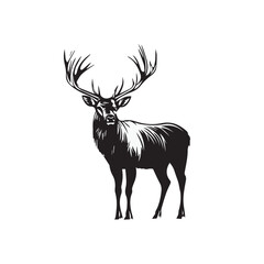 deer silhouette vector