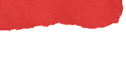 red torn paper