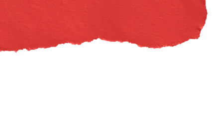 red torn paper