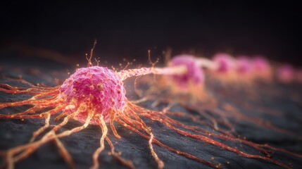 Concept of neurogenesis showing cognitive enhancement and mental adaptability.