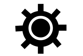 gear icon vector illustration