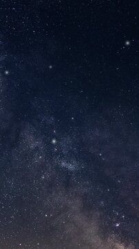 4K 3D shinny stars space animation abstract galaxy universe on black background. Graphic motion overlay effect with galaxy sky twinkling light in the space animation. Galaxy space exploration 