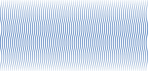 abstract geometric design with a vibrant blue wave pattern. Curve wave seamless pattern. Line art striped graphic template design
