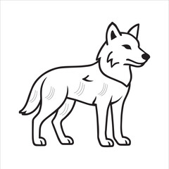 wolf vector illustration