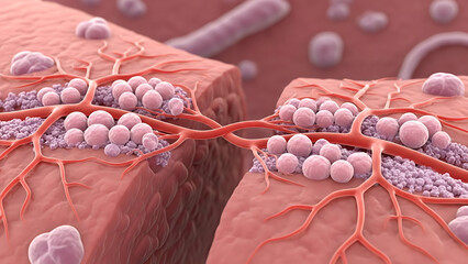 High-resolution 3D visualization of complex cellular interactions within biological tissue architecture