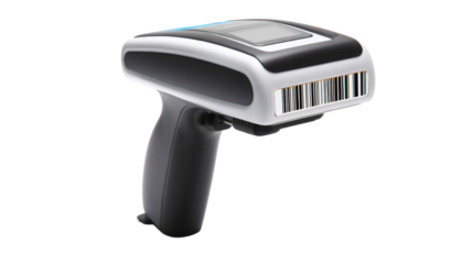 Barcode Scanner on Transparent Background